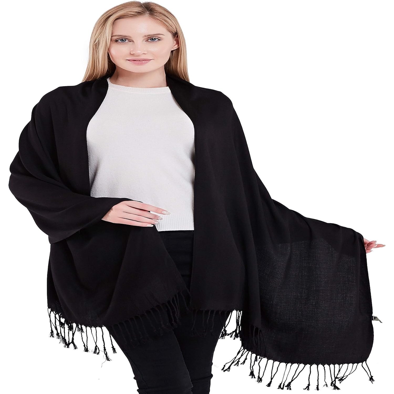 2 Ply Cashmere Shawl, Handwoven in Nepal
