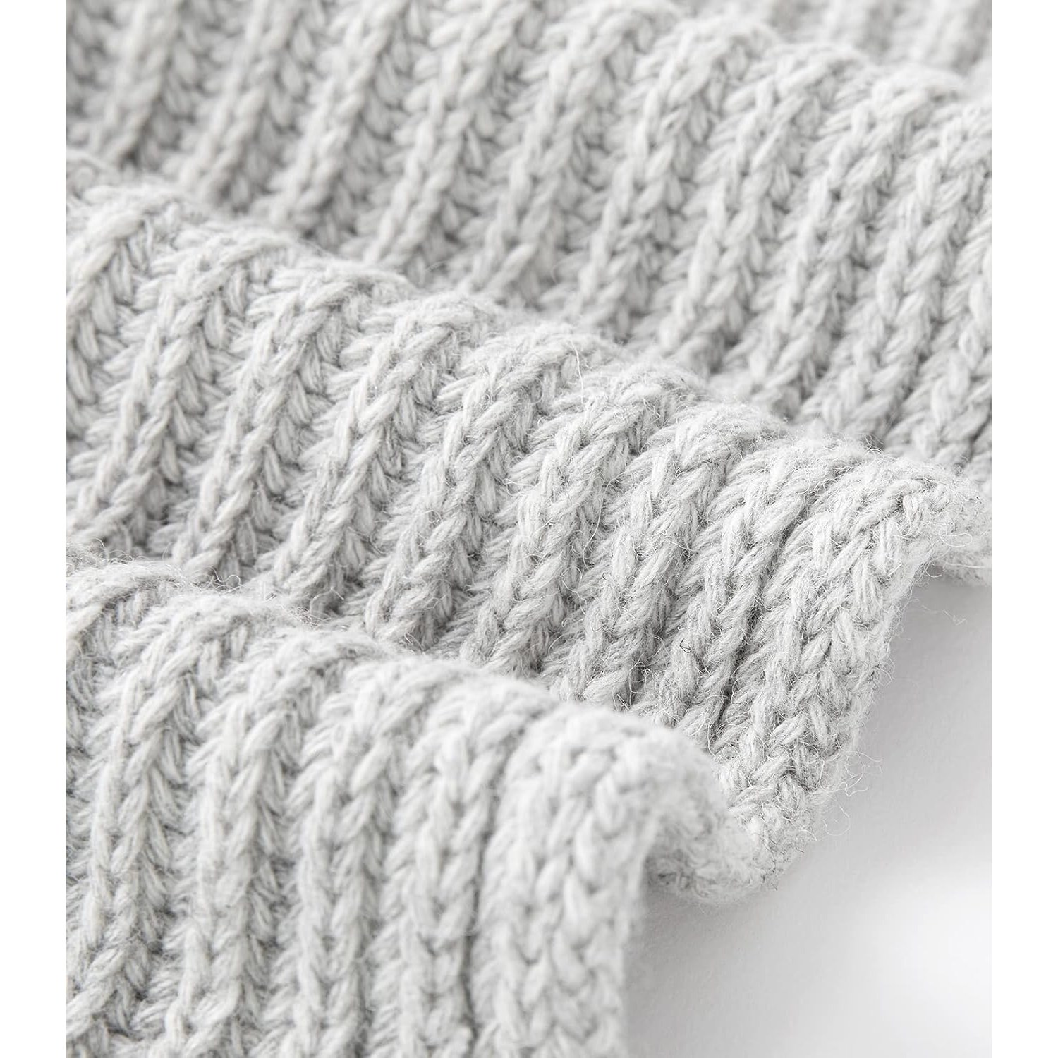 Merino Wool Cable Knit Beanie and Scarf Set: image 3