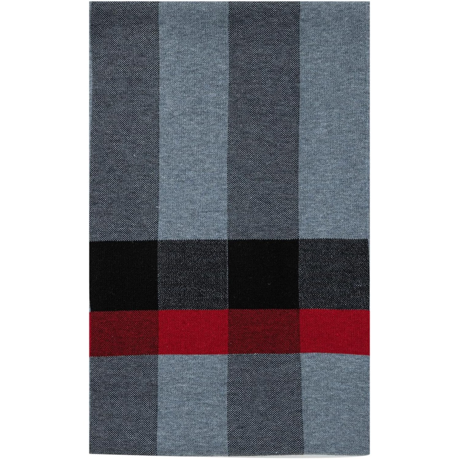 Tartan Plaid Merino Wool Scarf for Men: image 2