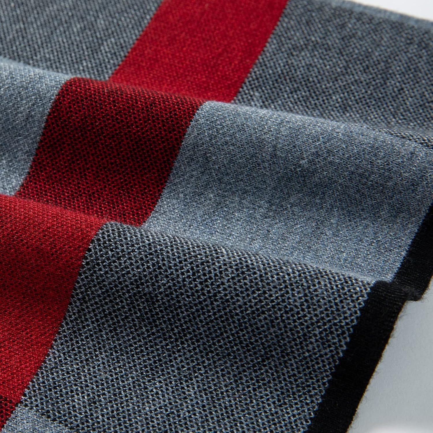 Tartan Plaid Merino Wool Scarf for Men: image 3