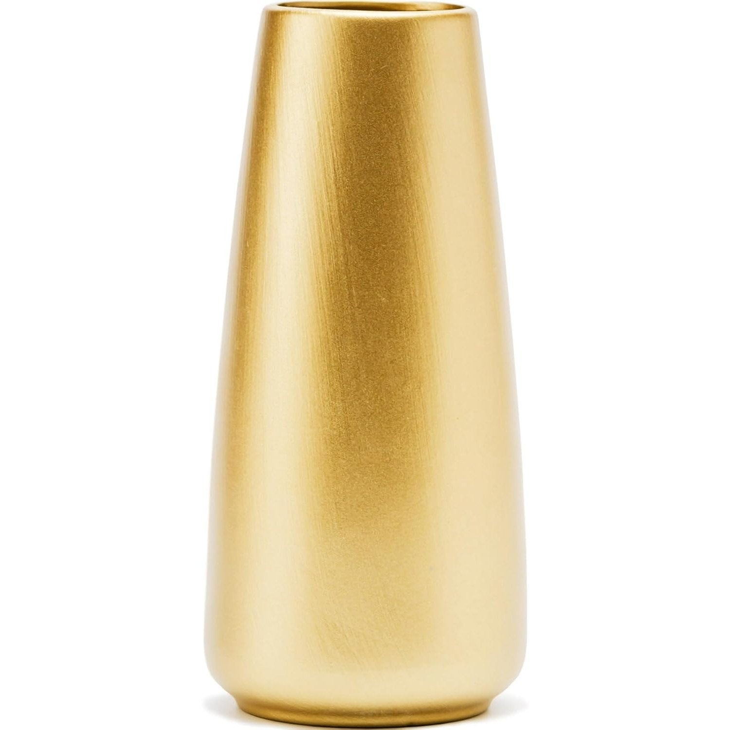 Light Gold Ceramic Vase 25 cm