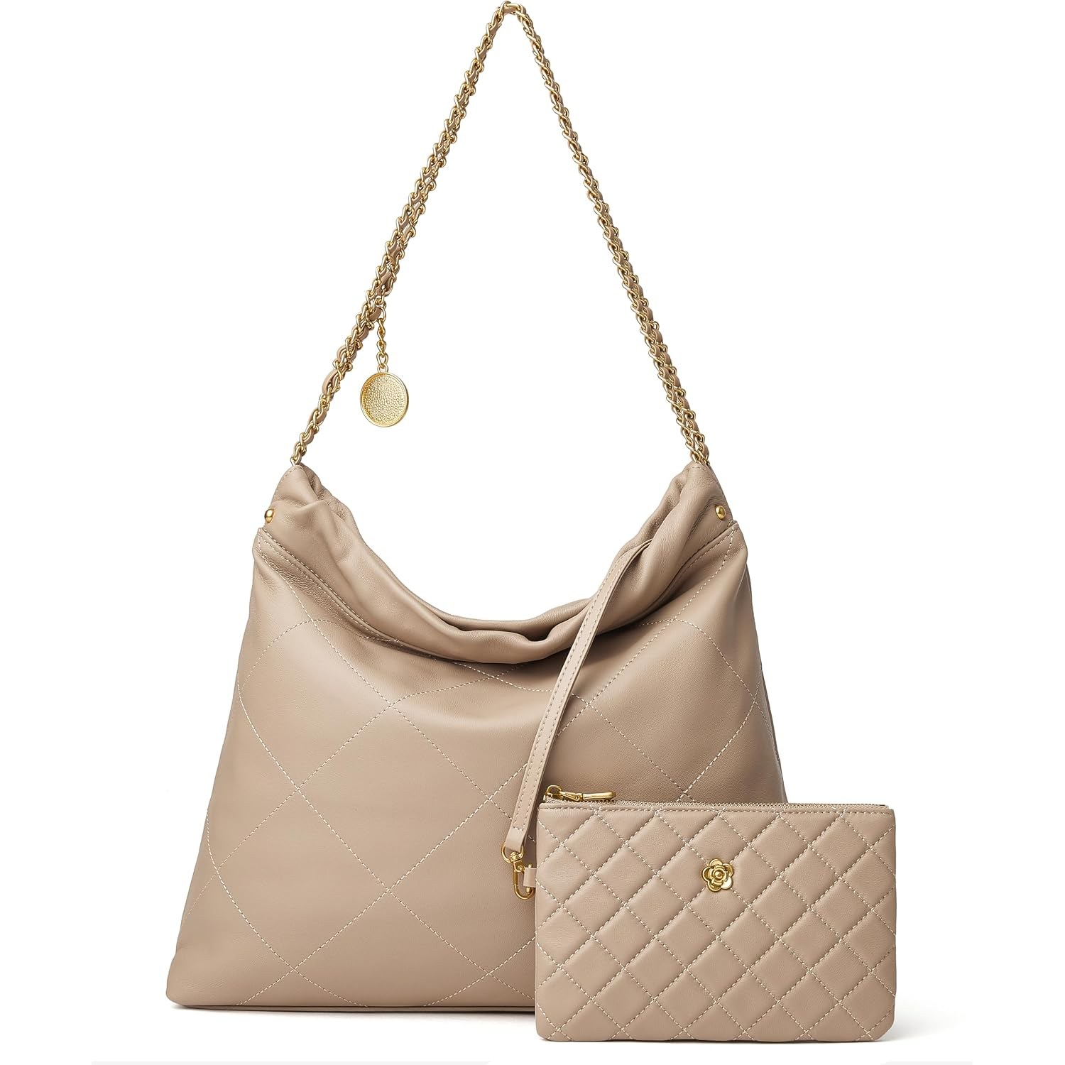 Quilted Leather Tote Bag