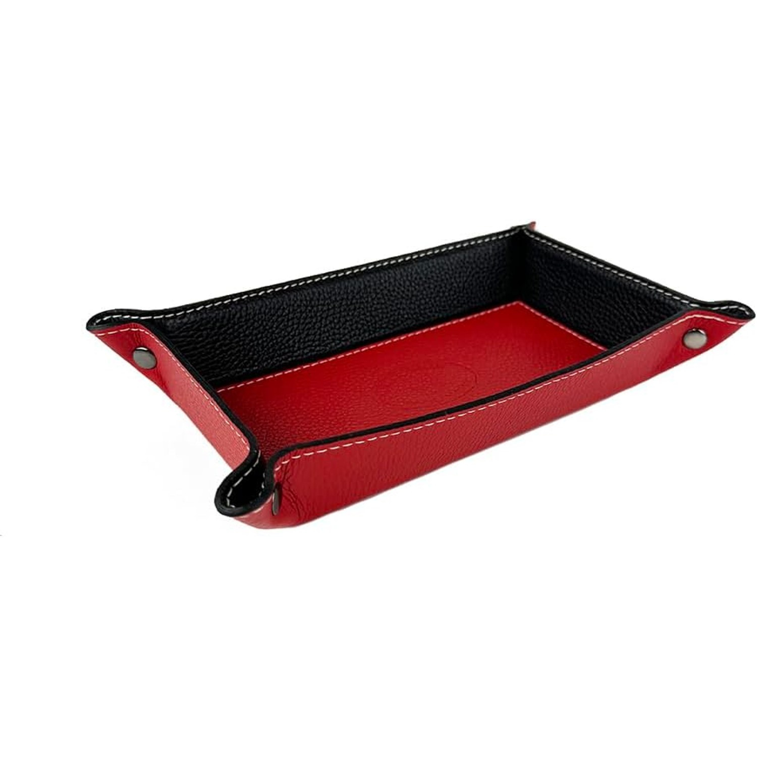 Rectangular Leather Tray Organiser