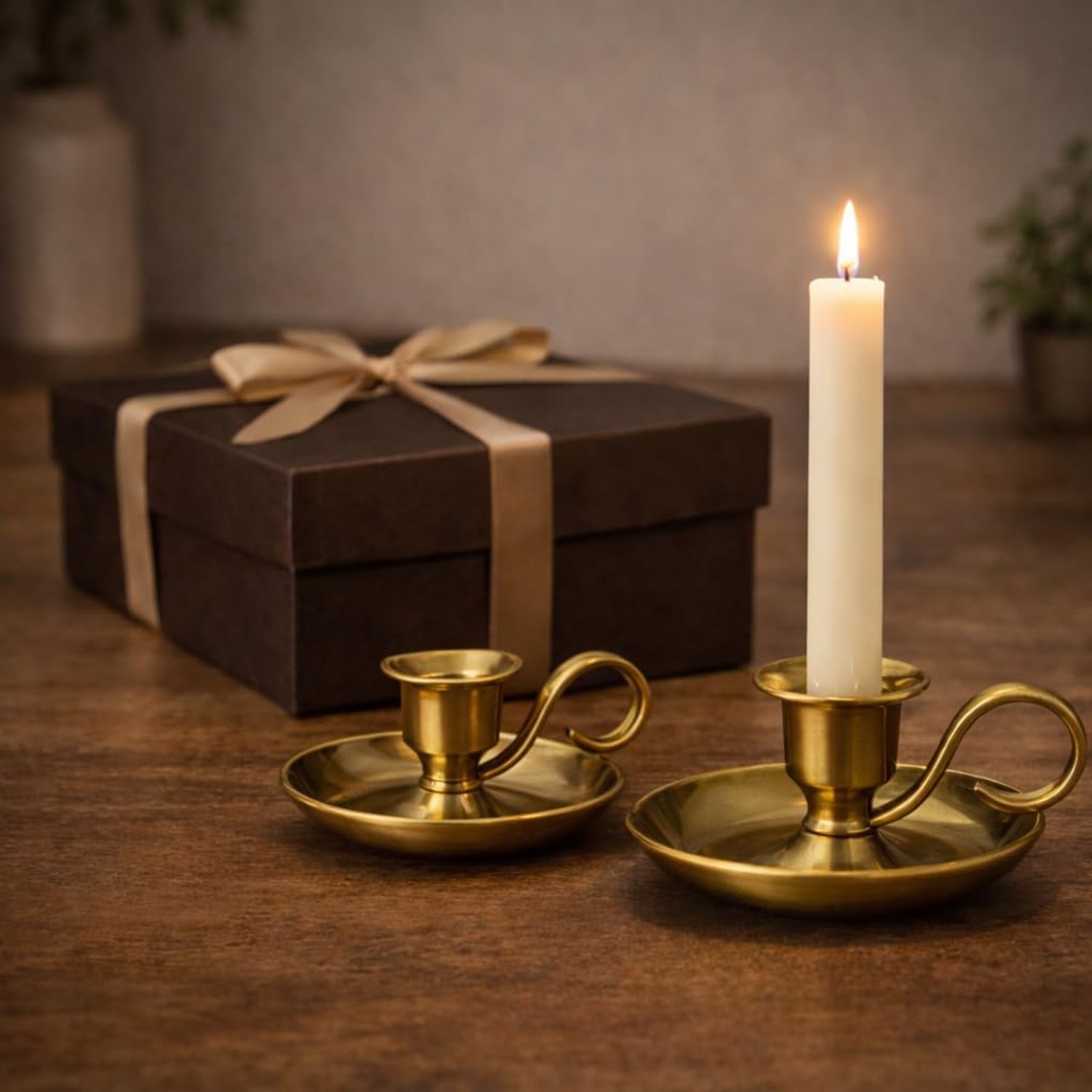 Brass Hand Chandelier Candle Holder: image 7