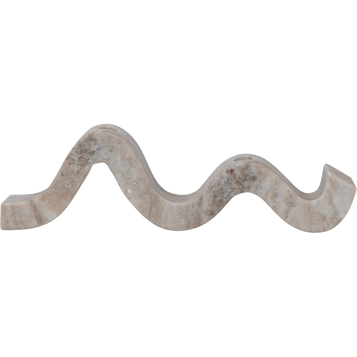 Marble and Brass Double Taper Candle Holder