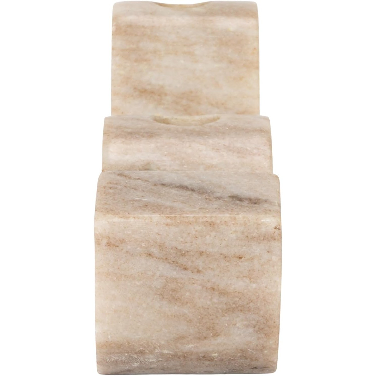 Marble and Brass Double Taper Candle Holder: image 8