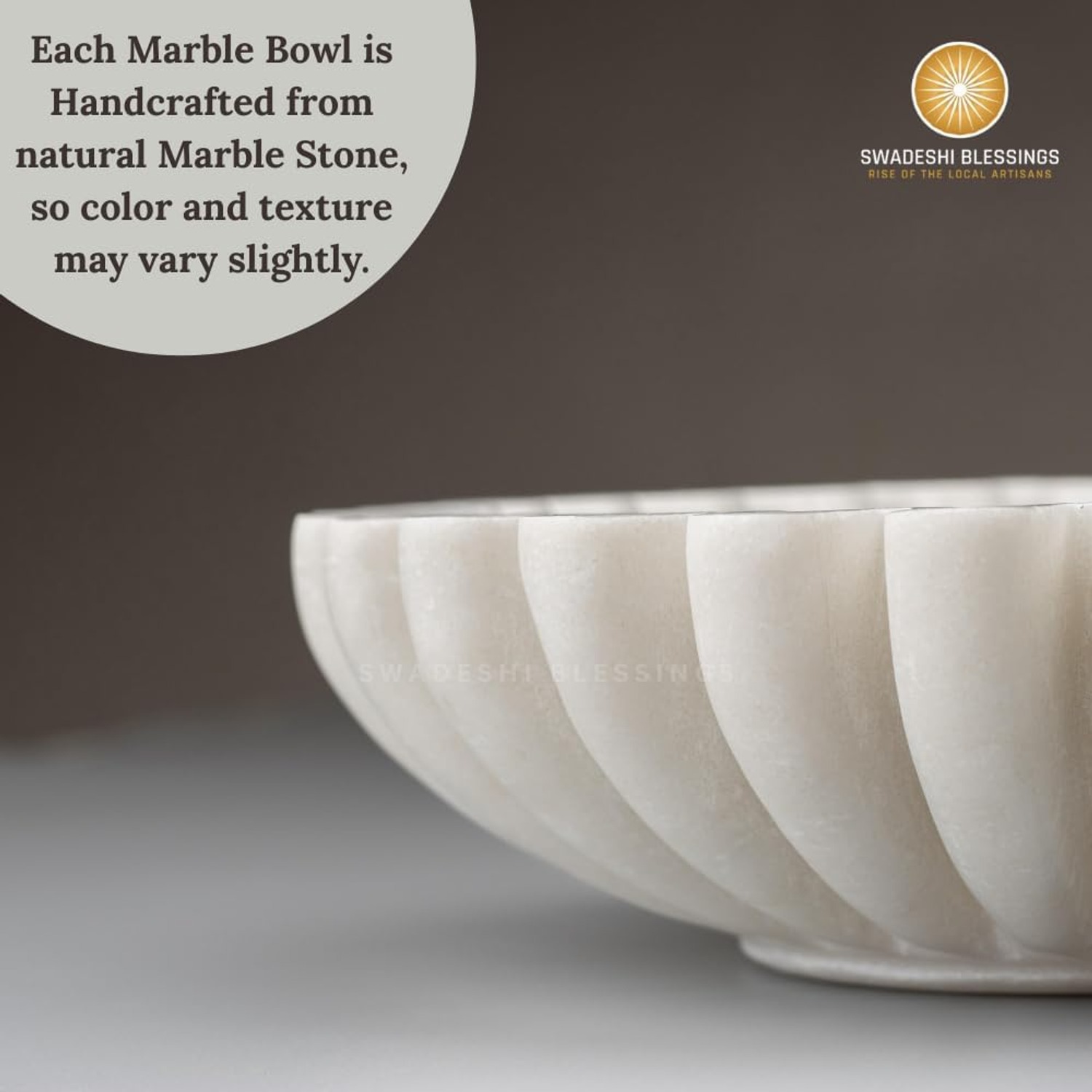 Marble Ruffle Bowl: image 6