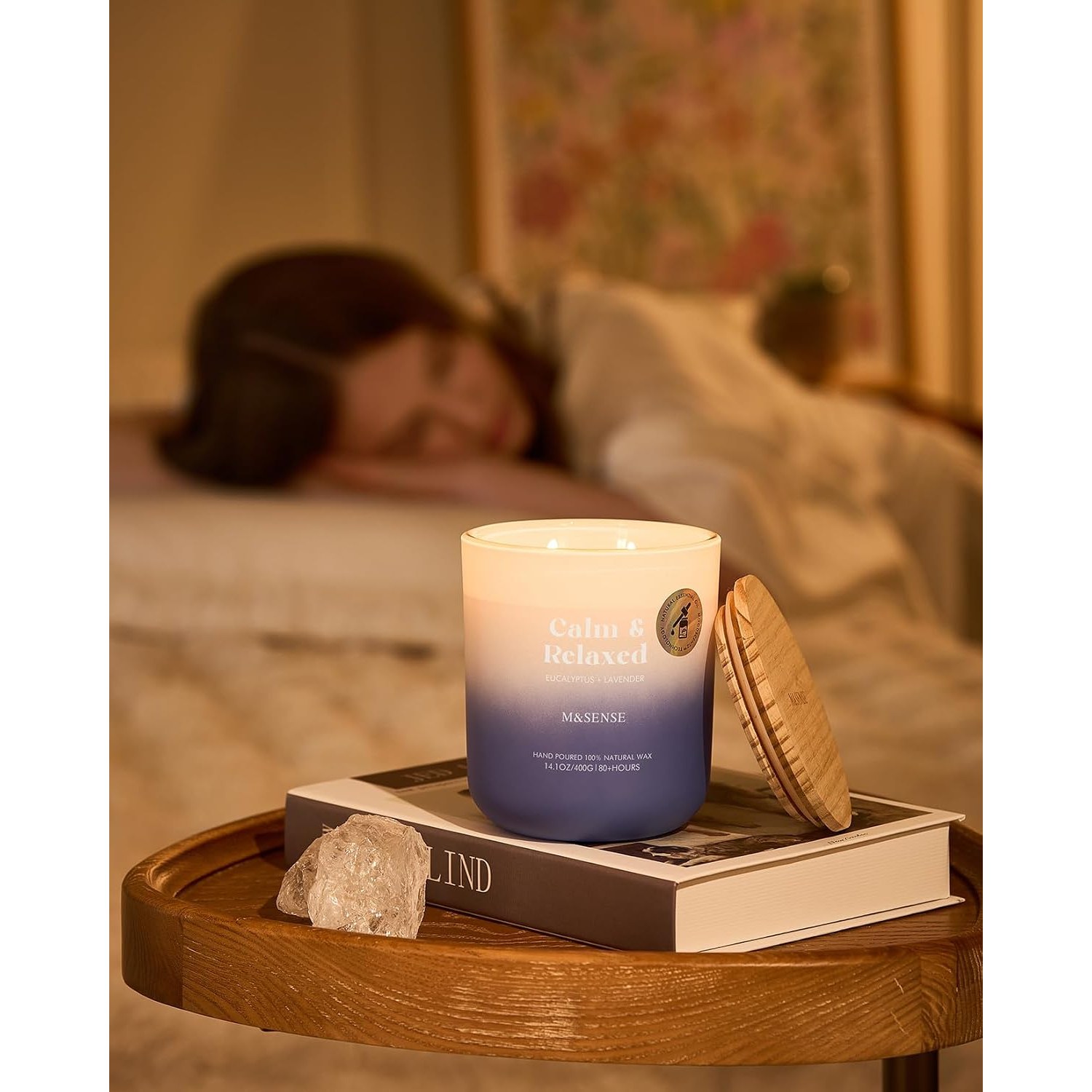 Eucalyptus & Lavender Two-Wick Soy Candle 400 g: image 5