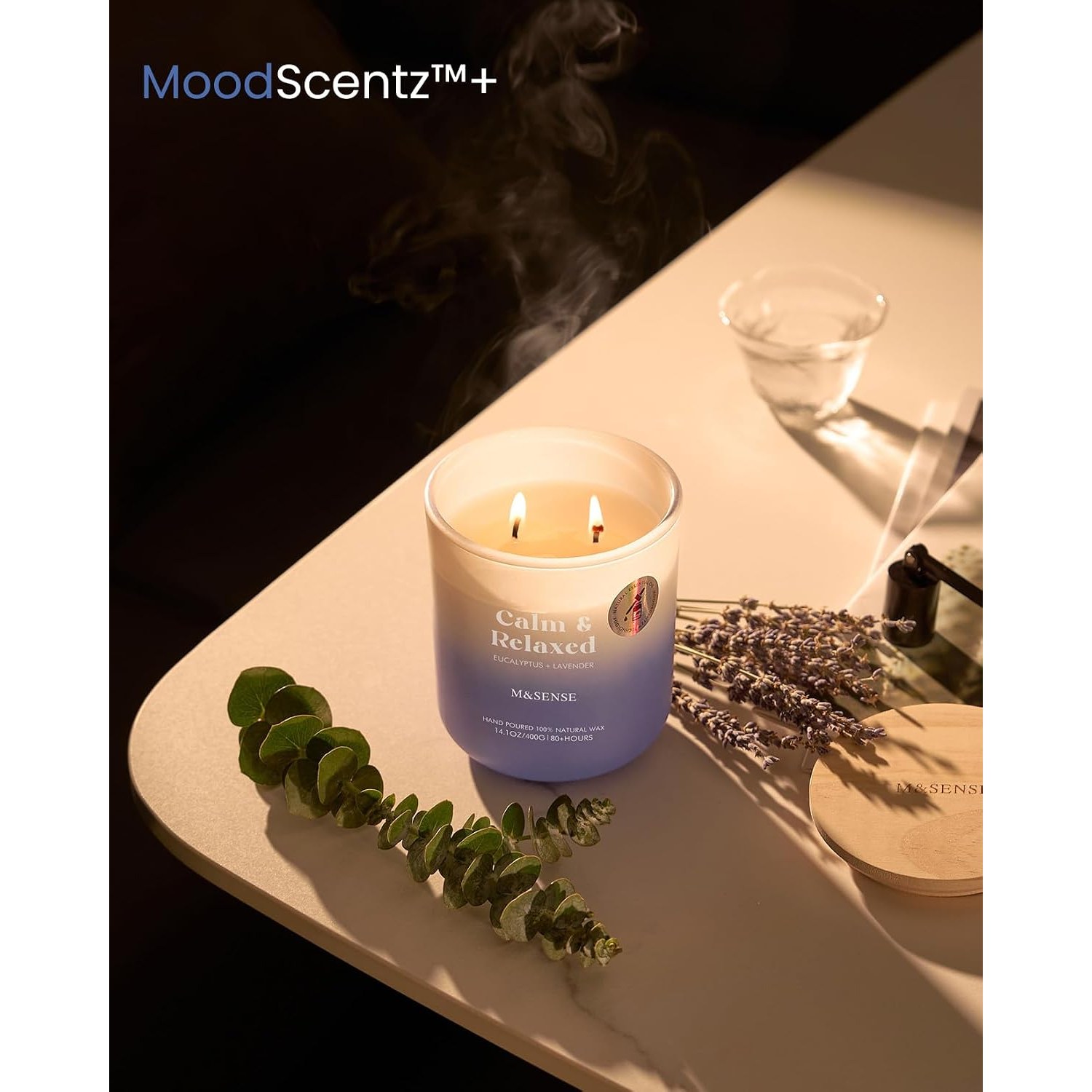 Eucalyptus & Lavender Two-Wick Soy Candle 400 g: image 6