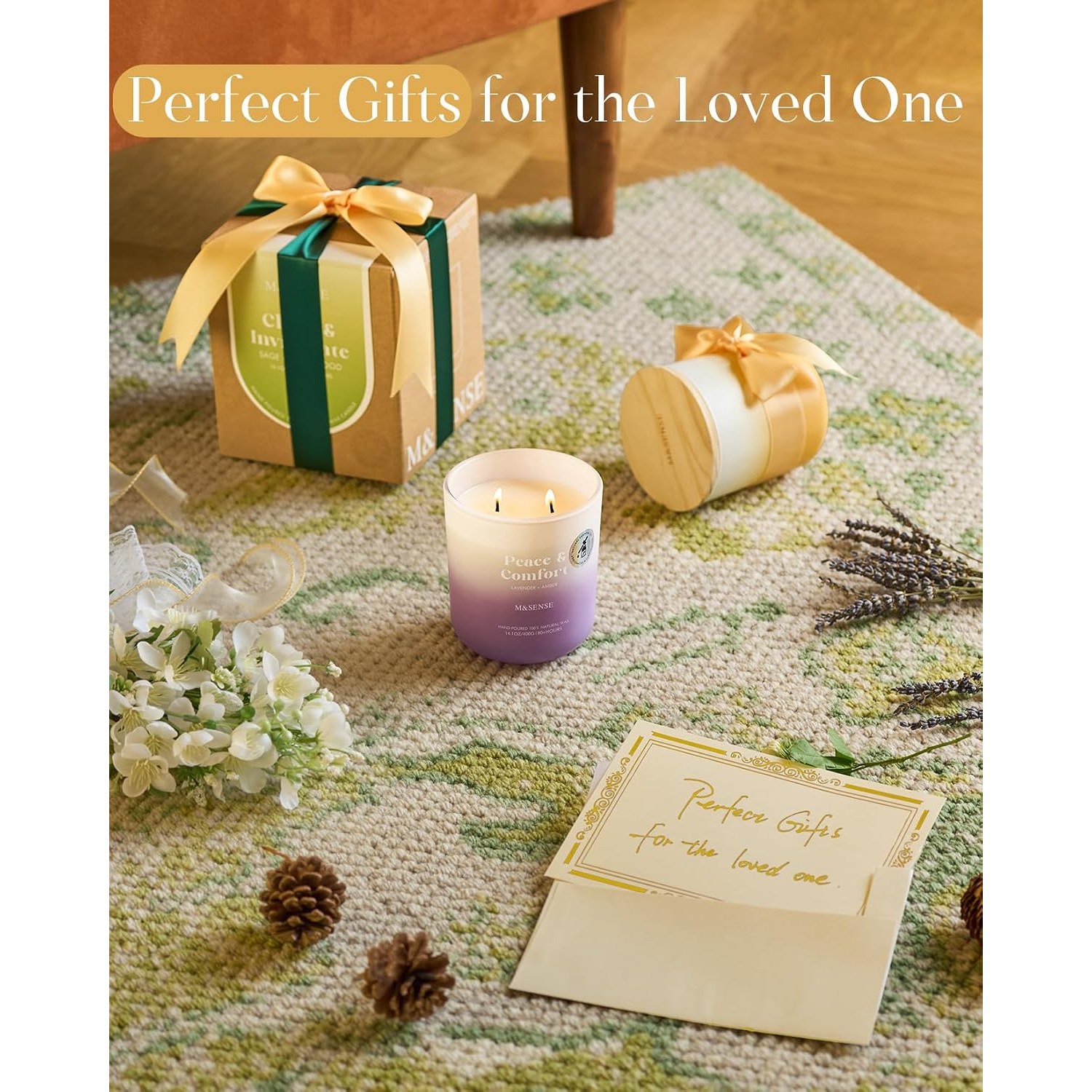 Eucalyptus & Lavender Two-Wick Soy Candle 400 g: image 7