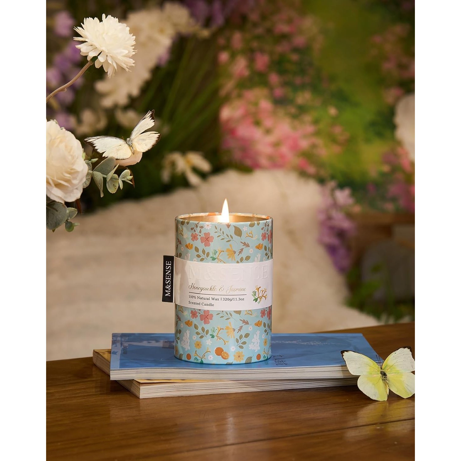 Honeysuckle Jasmine Soy Candle 320 g: image 4