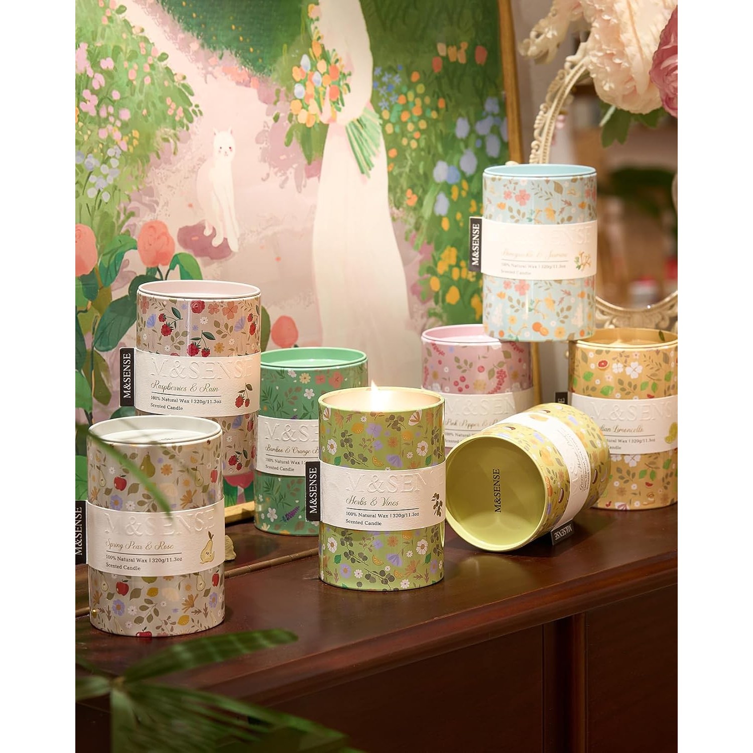 Honeysuckle Jasmine Soy Candle 320 g: image 8