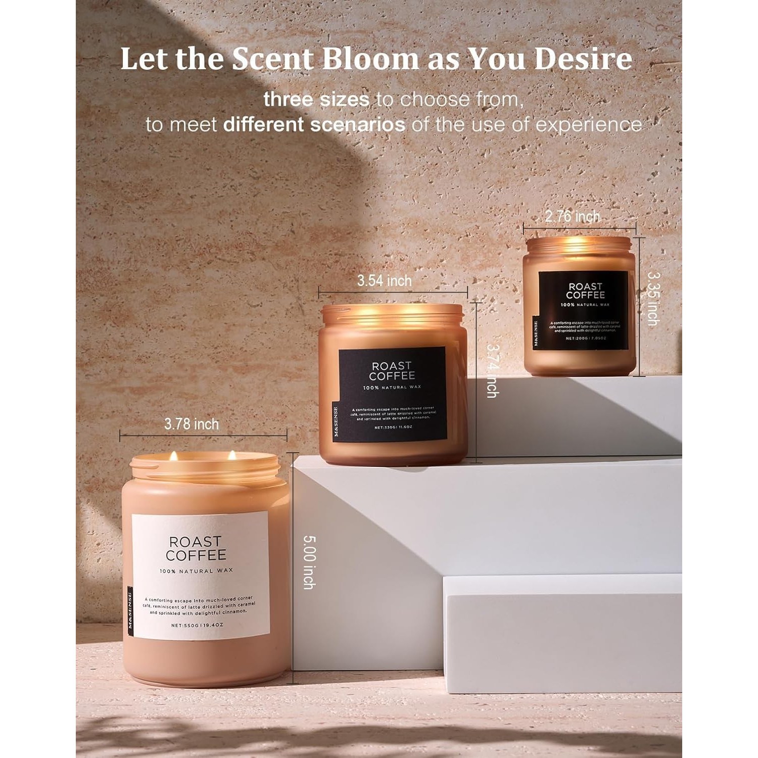Roasted Coffee Soy Candle 550 g: image 6