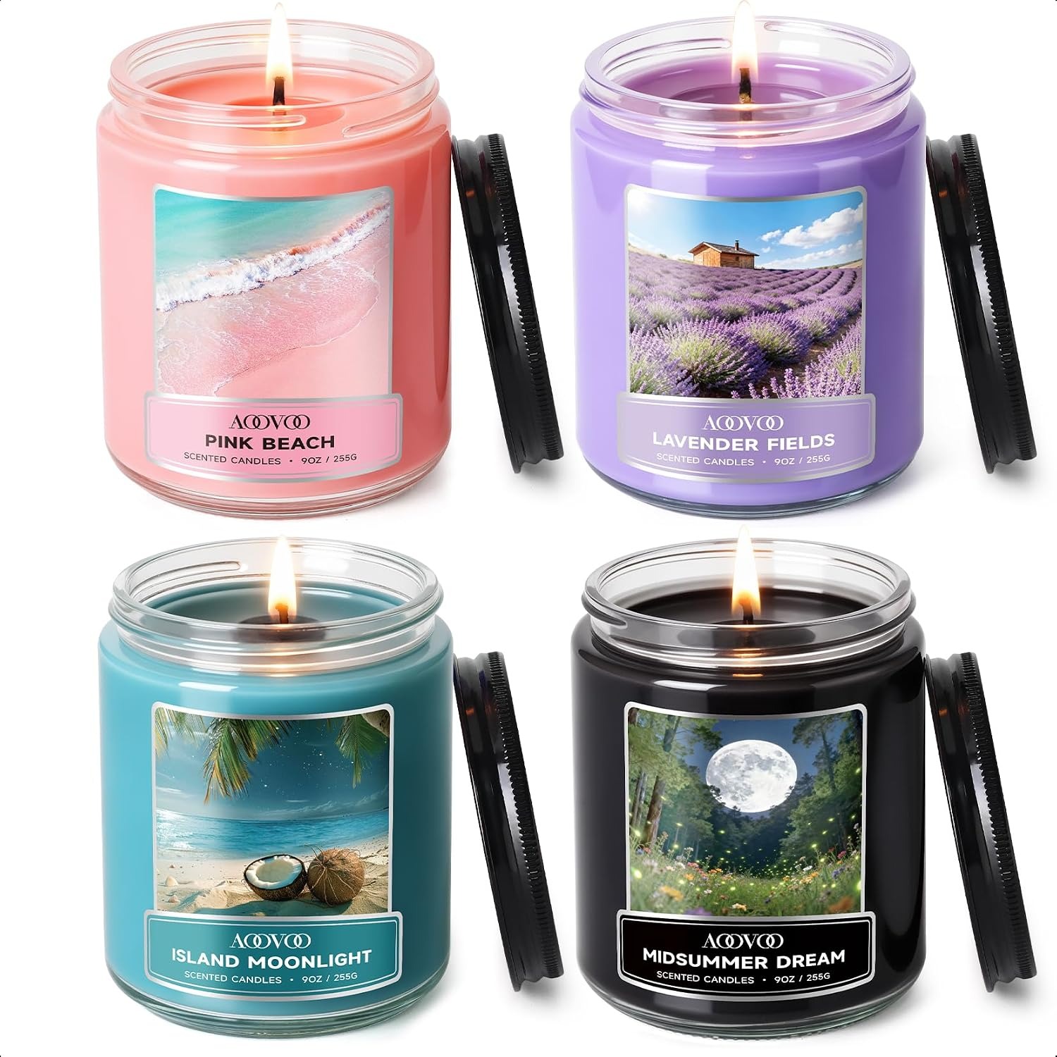 Soy Candle Gift Set 4 Pack