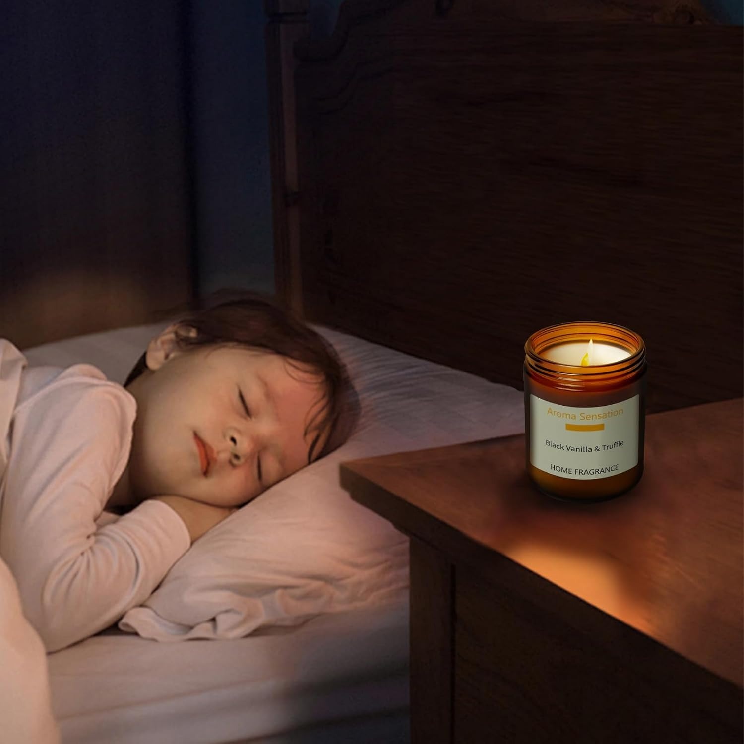 Vanilla Soy Candle in Glass: image 4