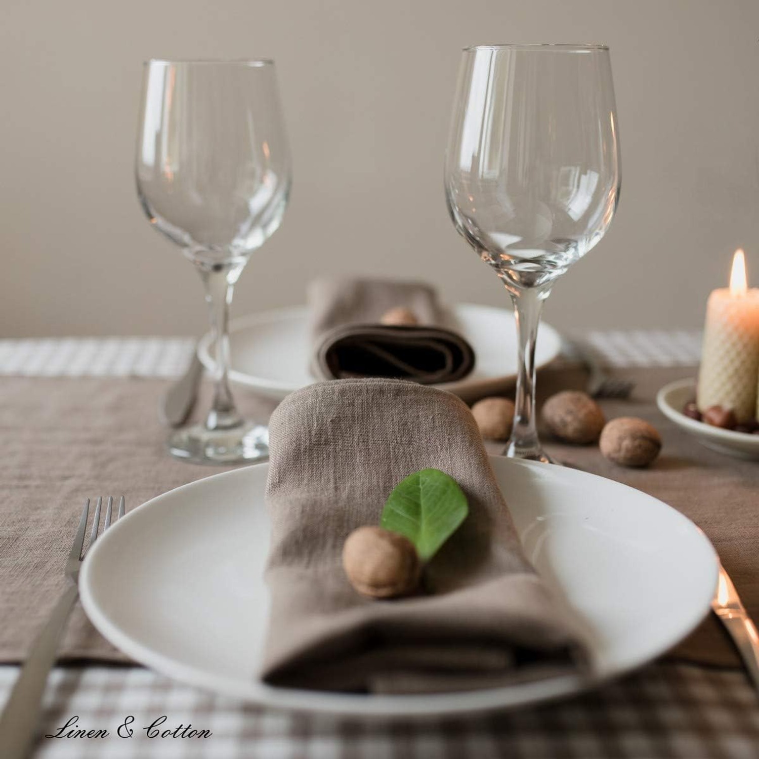 HYGGE Washed Linen Napkins, Set of 4: image 7