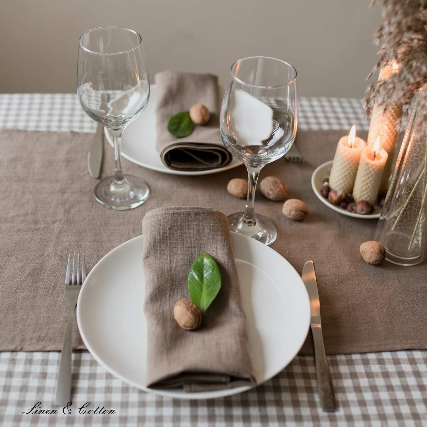 HYGGE Washed Linen Napkins, Set of 4: image 8