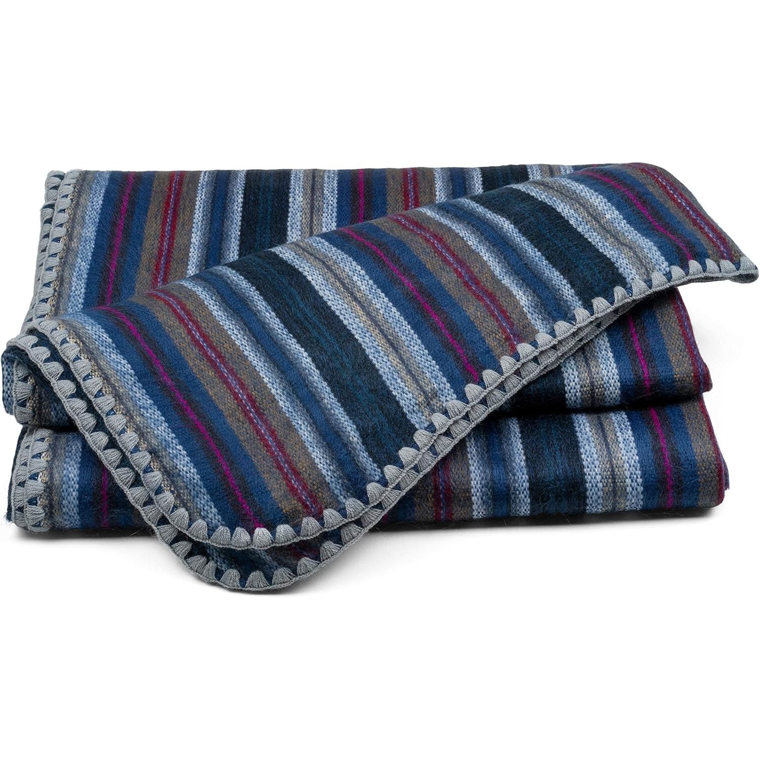 Variegated Alpaca Blend Throw Blanket: image 3