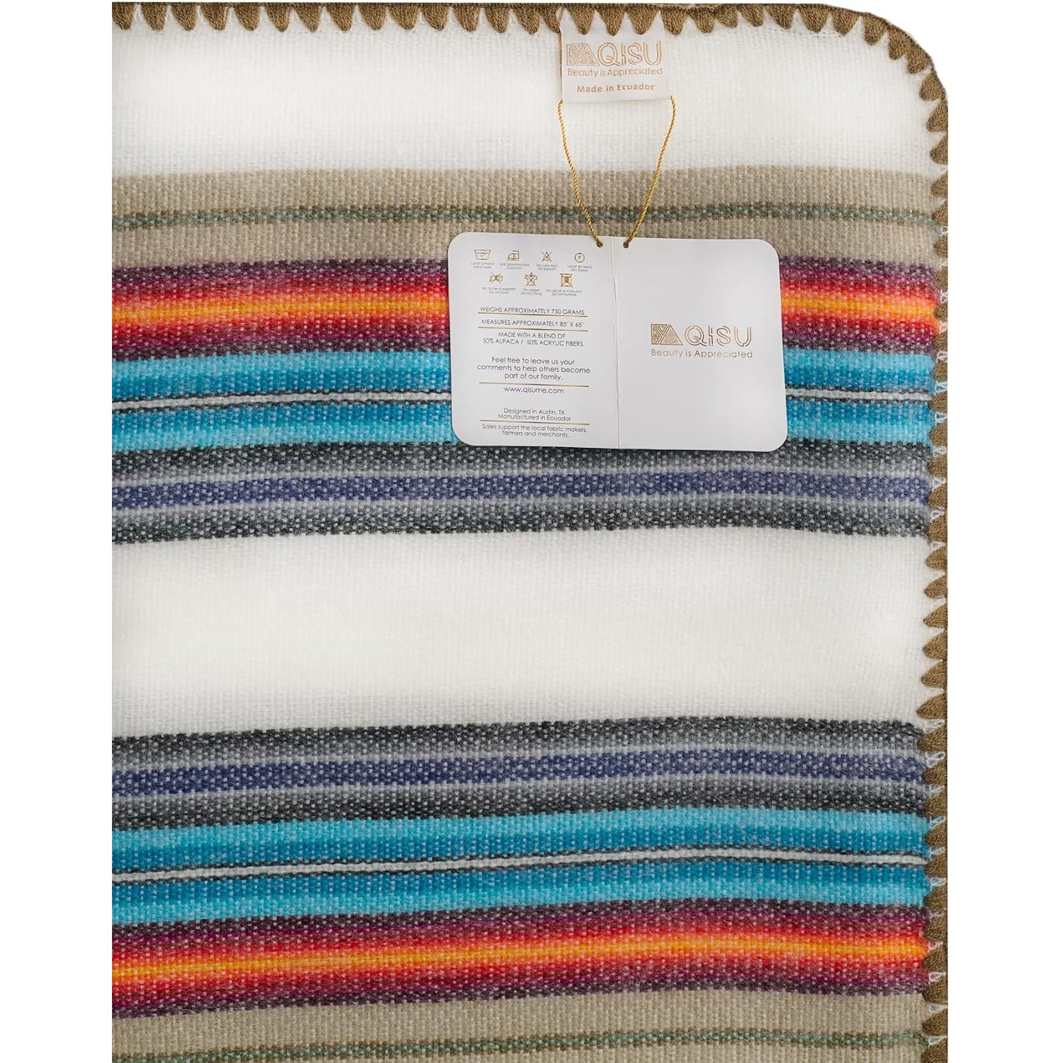 Alpaca Blend Throw Blanket: image 5