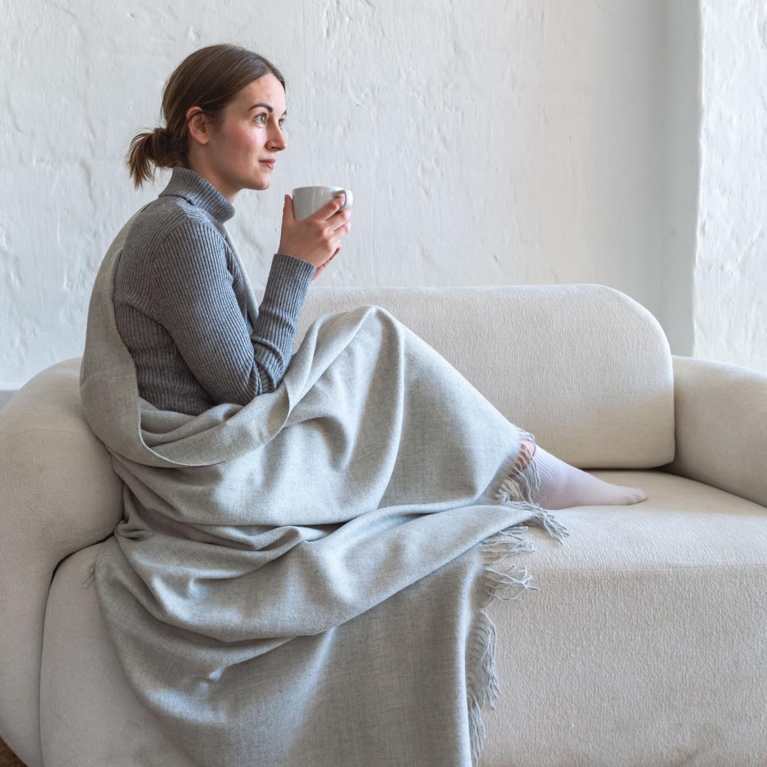 Baby Alpaca Throw Blanket 200 x 130 cm: image 3
