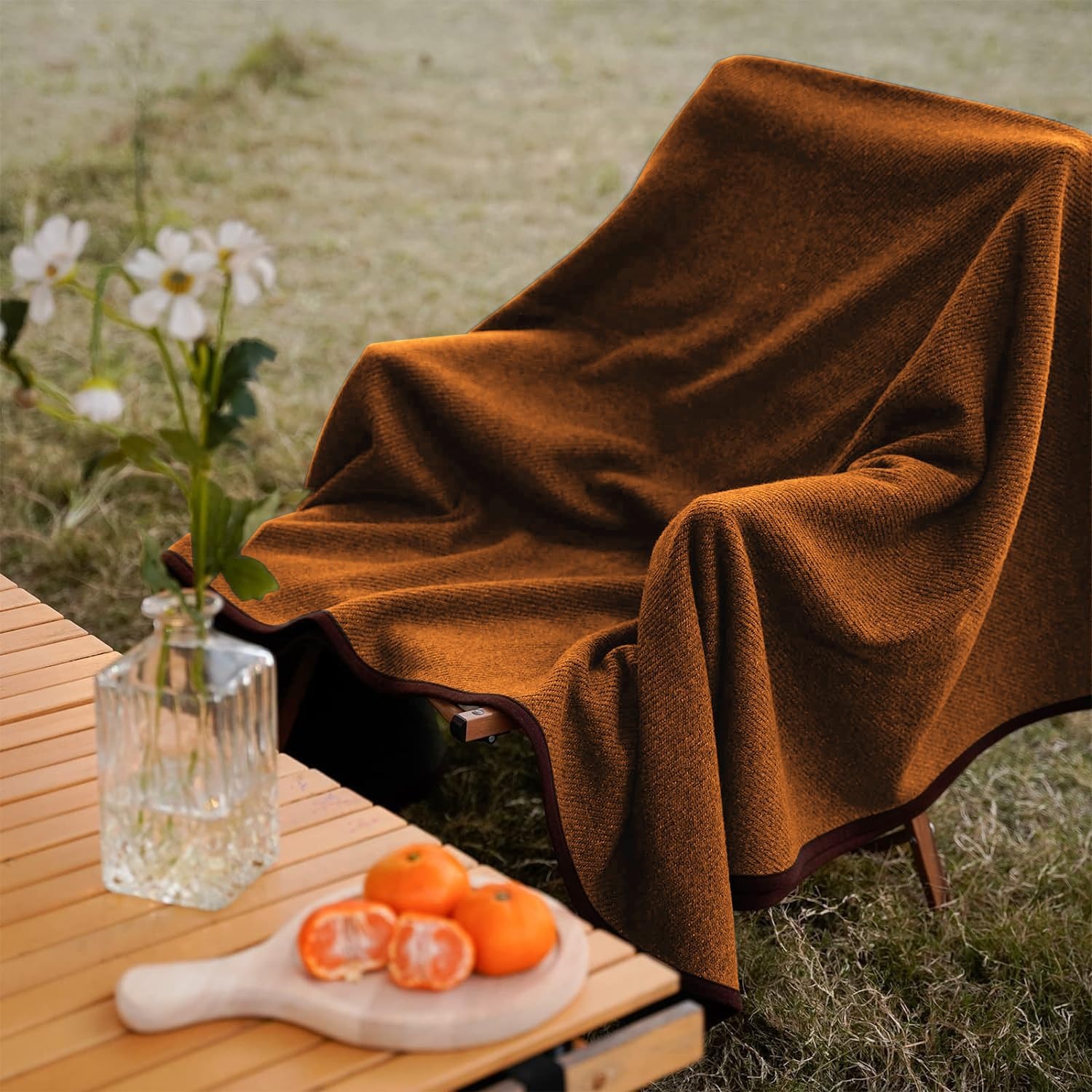 Merino Blend Blanket 160 x 200 cm (25% Merino Wool): image 3