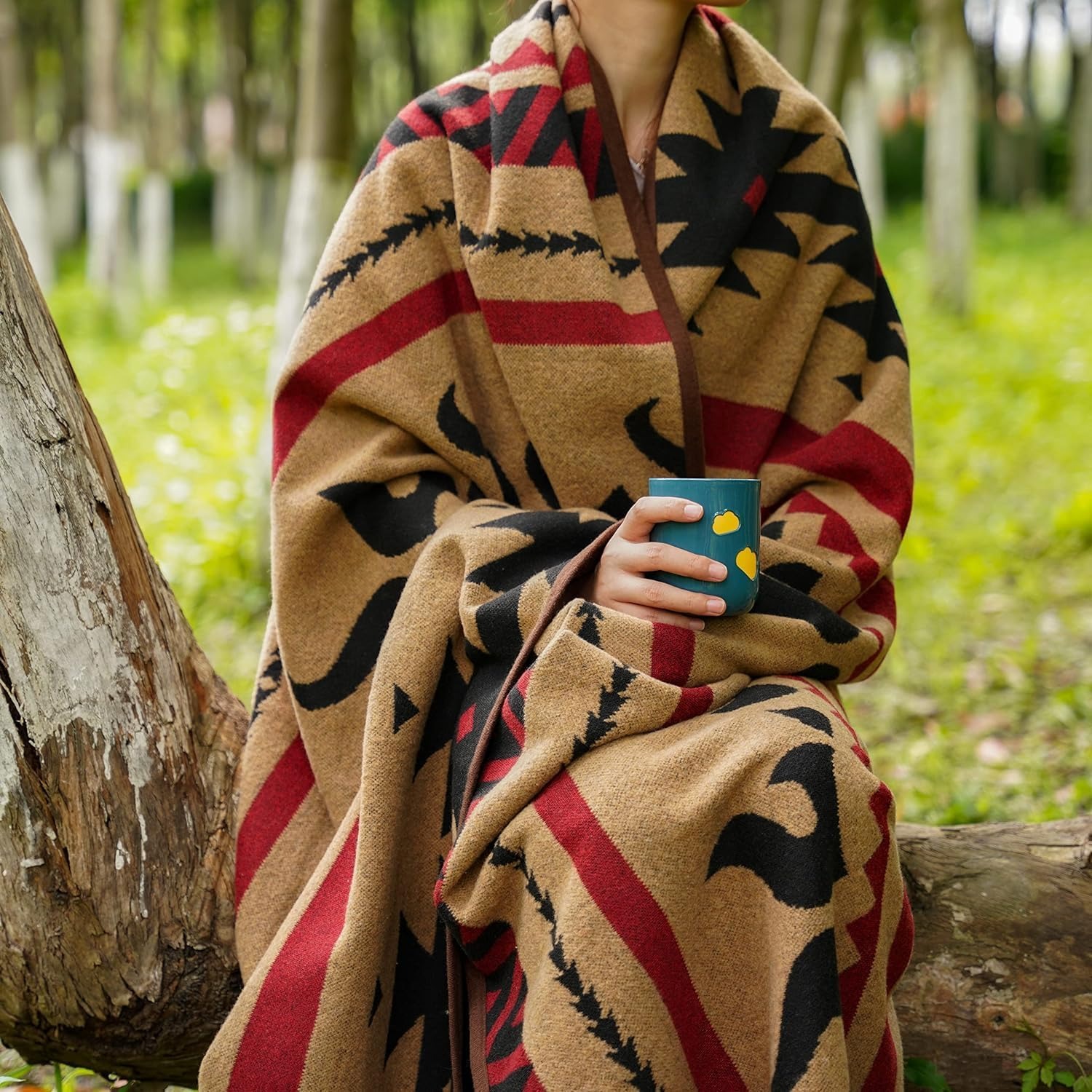 Merino Wool Blend Blanket 160 x 220 cm: image 8